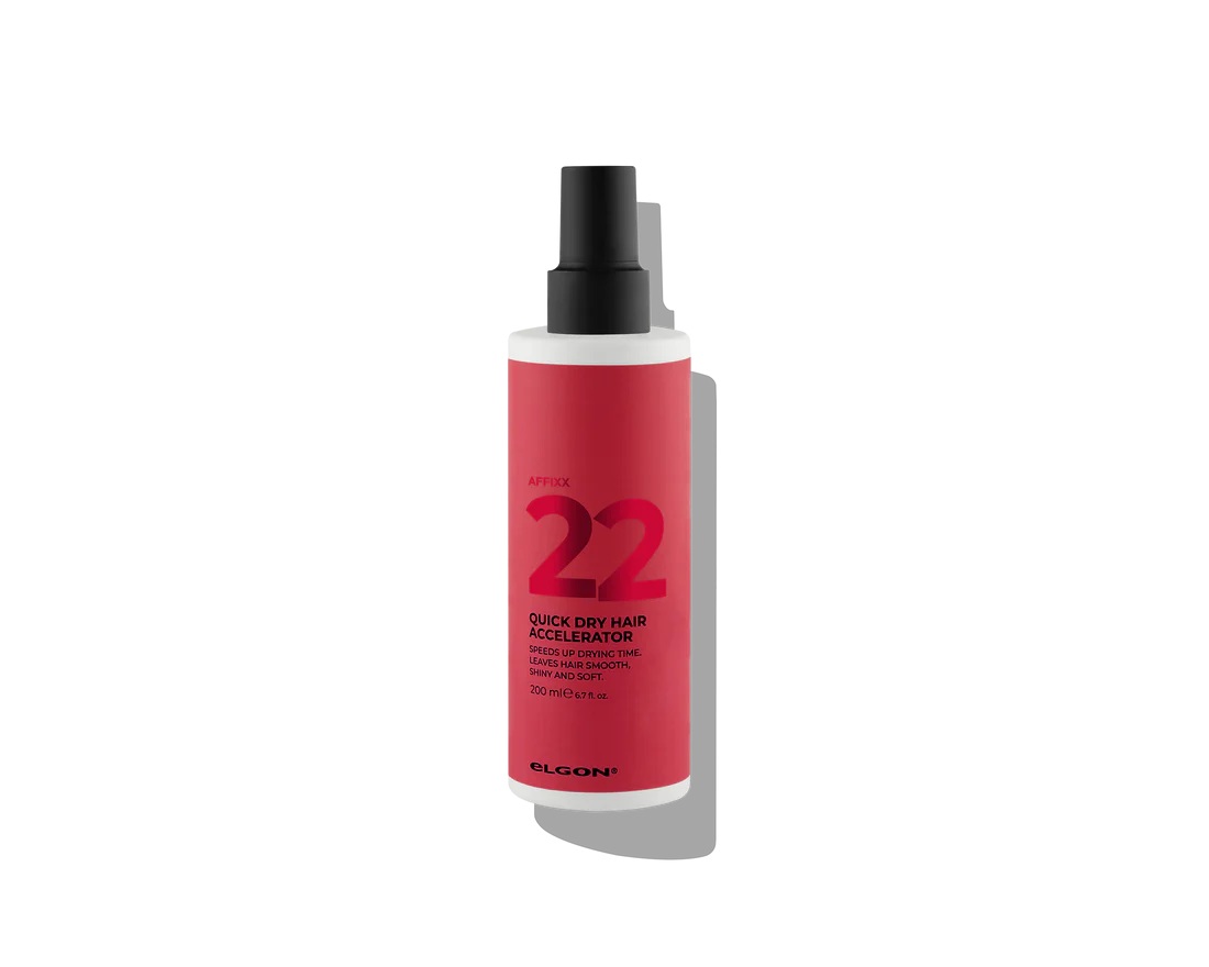 22 QUICK DRY HAIR ACCELERATOR - Spray acceleratore di asciugatura